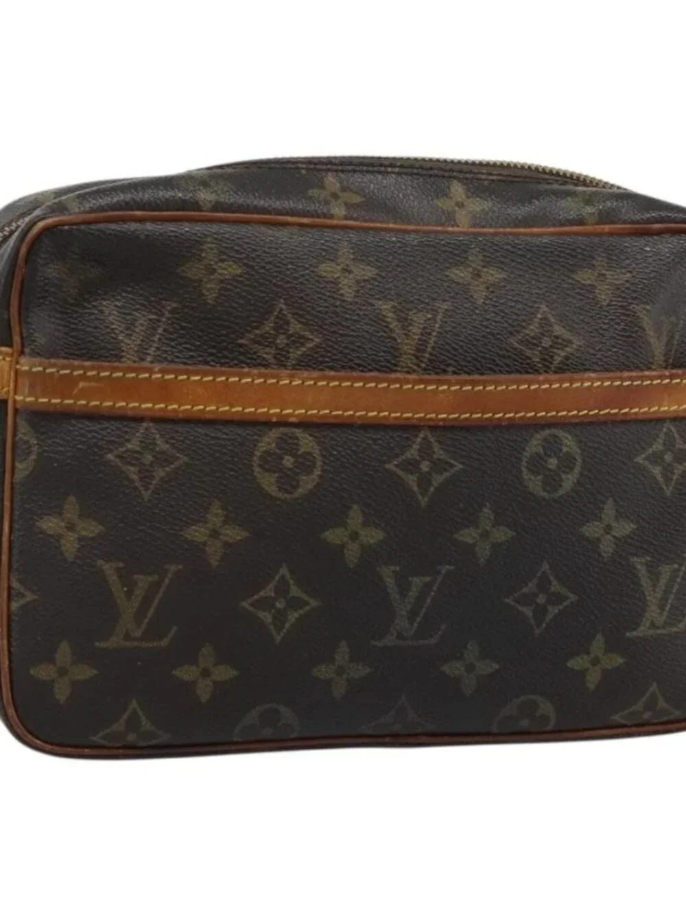LOUIS VUITTON Monogram Compiegne 23 Clutch Bag M51847 LV Auth hk3914